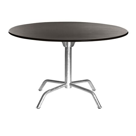 Manufakt Grosser Clubtisch 'Bättig' Matt Erdbraun, Ø: 80 cm