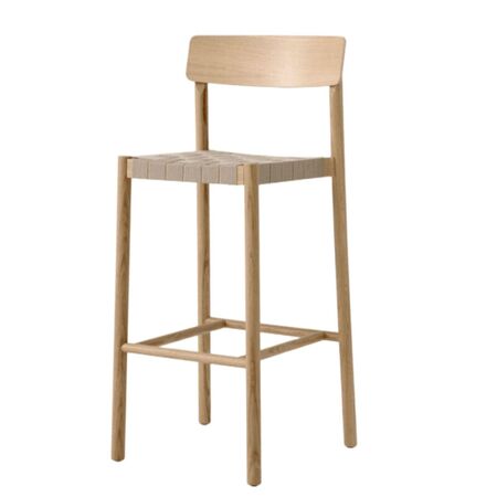 &Tradition Barhocker Betty TK15 von &Tradition Eiche m. natürlichem Geflecht