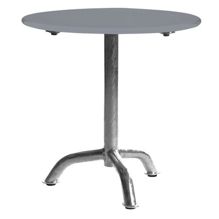 Manufakt Kleiner Clubtisch 'Bättig' Matt Kieselgrau, Ø: 50 cm	