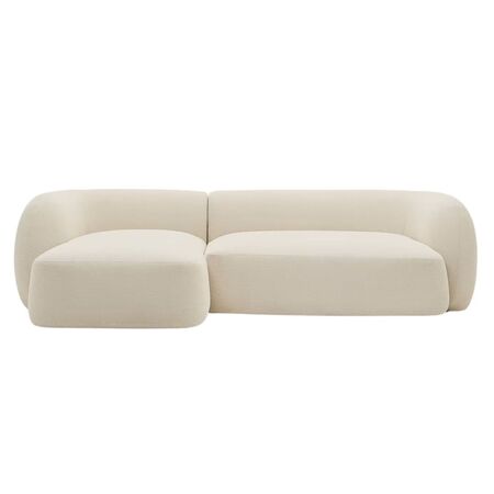 Kave Home 3-Sitzer Sofa Martina von Kave Home Links, Ecru - Chenille