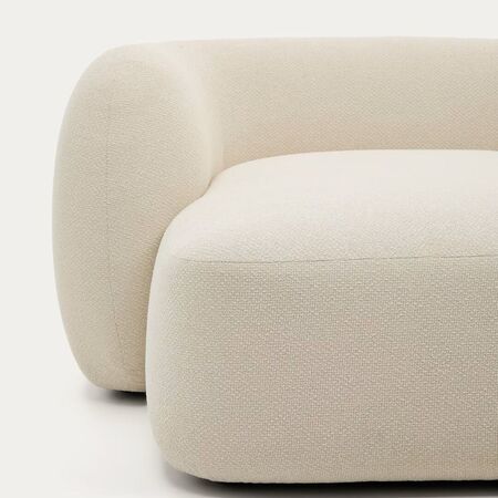 Kave Home 3-Sitzer Sofa Martina von Kave Home Links, Ecru - Chenille