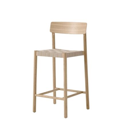 &Tradition Thekenhocker Betty TK12 von &Tradition Eiche mit Natürlichem geflecht