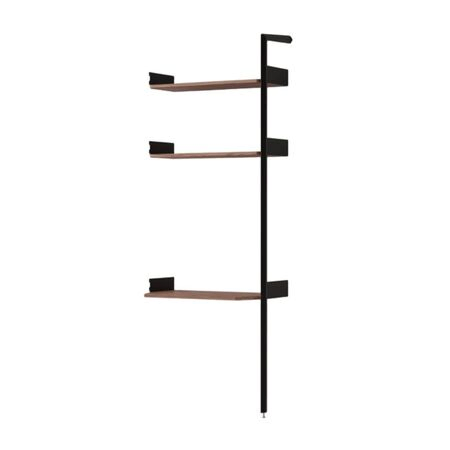 &Tradition Rombe Add-on Desk IF5 von &Tradition Anthrazit Walnuss lackiert