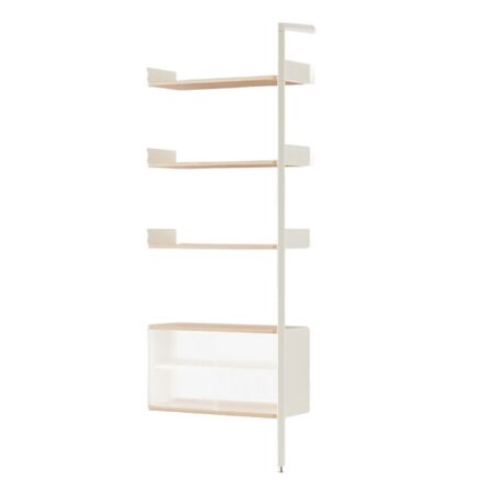 &Tradition Rombe Add-on Cabinet IF6 von &Tradition Alabaster Eiche lackiert