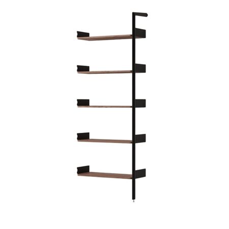&Tradition Rombe Add-on Shelves IF4 von &Tradition Anthrazit Walnuss lackiert