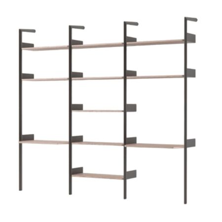 &Tradition Regalsystem I Rombe IF2 & IF4 & IF6 von &Tradition Anthrazit Walnuss lackiert