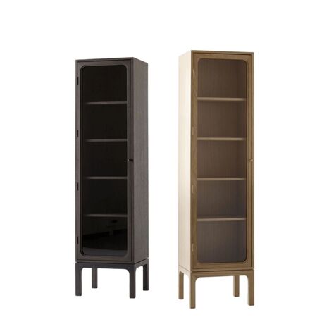 &Tradition Vitrine Trace SC88 & SC87 von &Tradition Eiche Dunkel Gebeizt, B: 50 cm-1