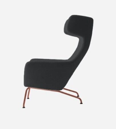 Softline Havana Ohrensessel - Felt - 636 Black