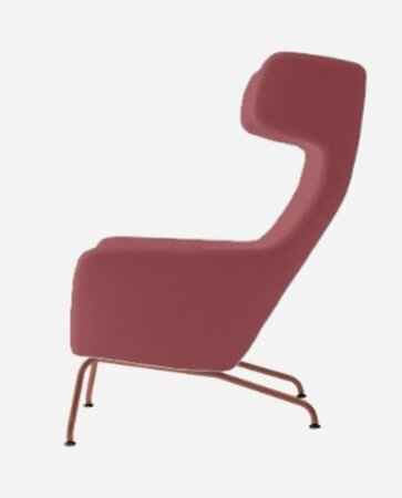 Softline Havana Ohrensessel - Vision - 453 Light Red