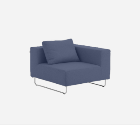 Softline Ohio Sofa-Eckelemente-Felt Melange - 859 Berry