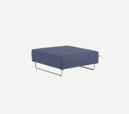 Softline Ohio Hocker/Ottomane-Felt Melange - 859 Berry