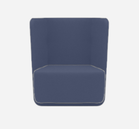 Softline Basket Sessel mit niedrigem Rücken - Felt Melange - 859 Berry
