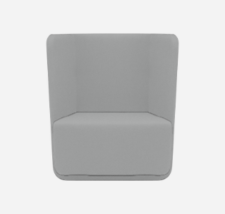 Softline Basket Sessel mit niedrigem Rücken - Vision - 445 Grey