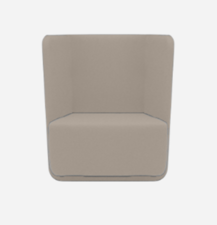 Softline Basket Sessel mit niedrigem Rücken - Vision - 446 Sand