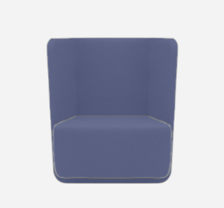 Softline Basket Sessel mit niedrigem Rücken - Vision - 450 Purple