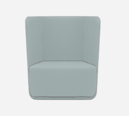 Softline Basket Sessel mit niedrigem Rücken - Vision - 452 Turquoise