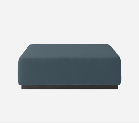 Softline Nevada Hocker / Ottomane-Felt Melange - 846 Blue Grey