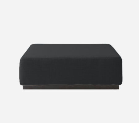 Softline Nevada Hocker / Ottomane-Felt - 636 Black