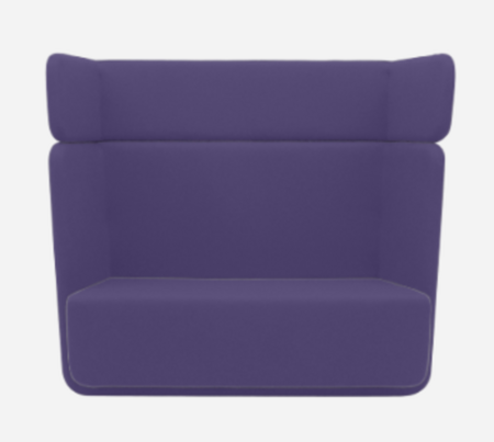 Softline Basket Sofa - Felt - 581 Eggplant