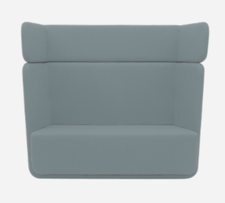 Softline Basket Sofa - Felt Melange - 292 Light Grey