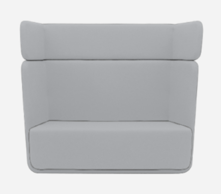 Softline Basket Sofa - Felt Melange - 612 Light Grey