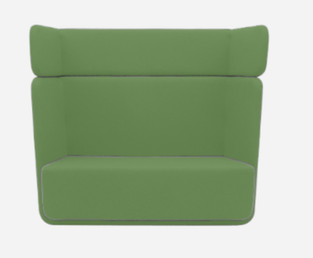 Softline Basket Sofa - Felt Melange - 848 Green