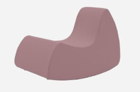 Softline Grand Prix XL Schaukelsessel - Felt Melange - 299 Antique Pink