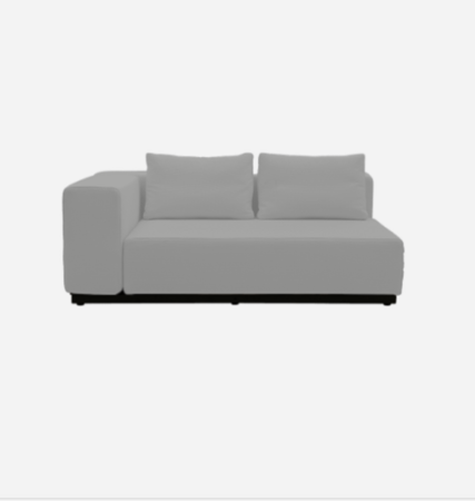 Softline Nevada Sofa / Sofaelement-Felt Melange - 620 Stone Grey