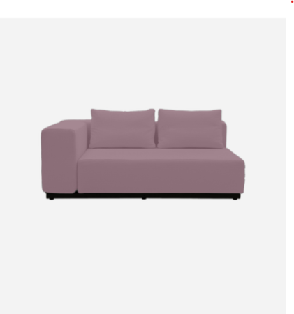 Softline Nevada Sofa / Sofaelement-Felt Melange - 640 Purple