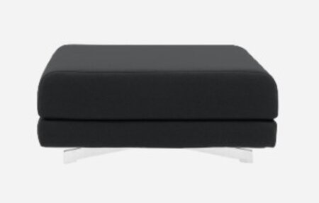 Softline Max Hocker/Einzelbett-Felt - 636 Black