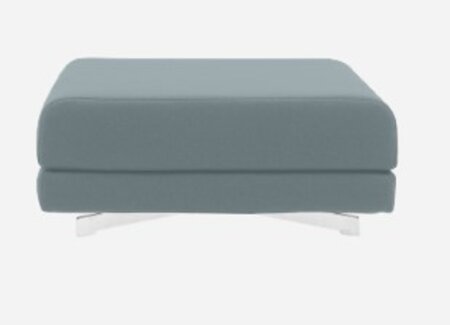 Softline Max Hocker/Einzelbett-Felt Melange - 292 Light Grey