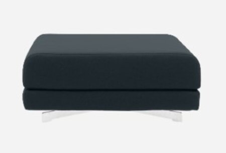 Softline Max Hocker/Einzelbett-Felt Melange - 295 Black