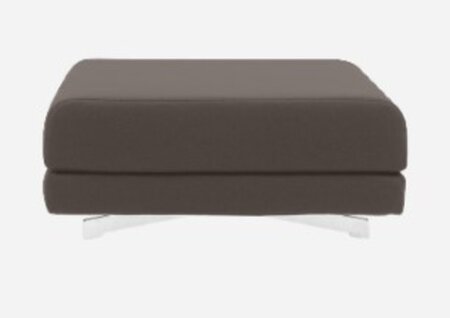 Softline Max Hocker/Einzelbett-Felt Melange - 300 Dark Brown