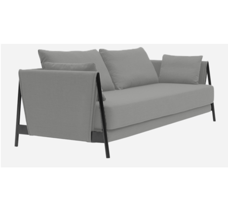 Softline Madison Schlafsofa-Hallingdal 116 White/Dark Grey-Black