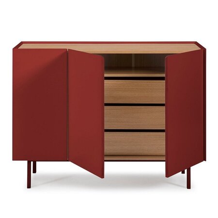 Teulat Chest Of Drawers Arista 110Cm - Red