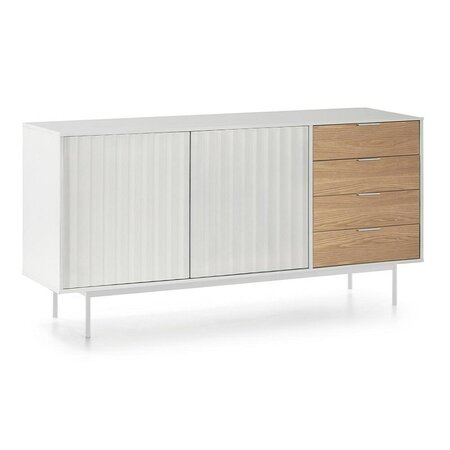 Teulat Chest Of Drawers Sierra 165Cm - Matt White
