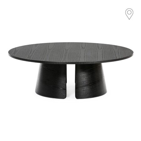 Teulat Coffee Table Cep Ø110Cm - Black
