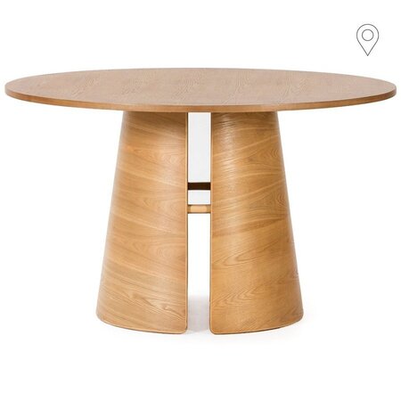 Teulat Dining Table Cep Ø137Cm - Natural