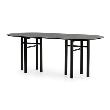 Teulat Dining Table Junco 100X200Cm - Black