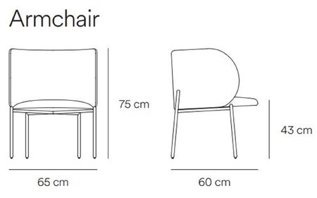 Teulat Mogi - Sessel - Dimension