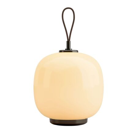 Louis Poulsen Portable Leuchte VL 45 Radiohus von Louis Poulsen  Brass/Glossy Pale Yellow glass