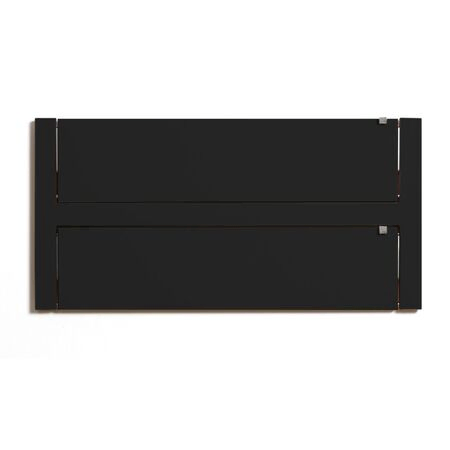 Ambivalenz 2er Schuhregal Fläpps 80 x 40 cm von Ambivalenz Schwarz