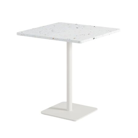 TIPTOE Bistrot-Tisch Moka von Tiptoe L: 70 cm / B: 70 cm, Cloudy White