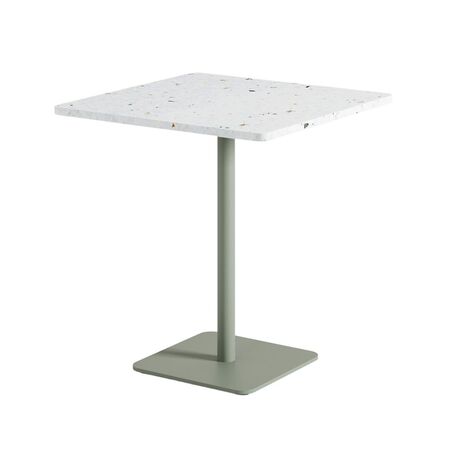 TIPTOE Bistrot-Tisch Moka von Tiptoe L: 70 cm / B: 70 cm, Eucalyptus Grey