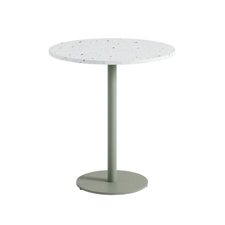 TIPTOE Bistrot-Tisch Moka von Tiptoe Ø: 70 cm, Eucalyptus Grey