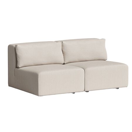 2-Sitzer Sofa Bridge von Tiptoe, Ivory Beige