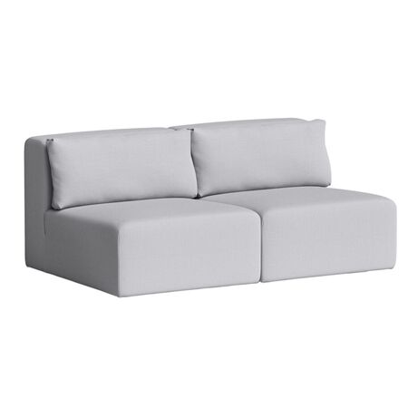 2-Sitzer Sofa Bridge von Tiptoe, ice Grey