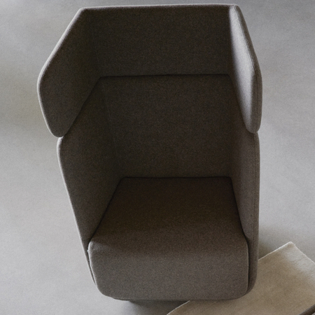 Softline Basket Sessel mit hohem Rücken