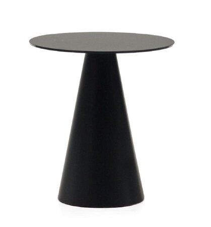 Kave Home WILSHIRE - Beistelltisch Glas Ø 50 cm