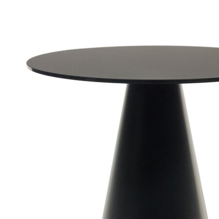 Kave Home WILSHIRE - Beistelltisch Glas Ø 50 cm